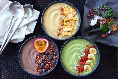 3 Filling Post-Workout Smoothie Bowl Recipes - Vegan + Gluten Free
